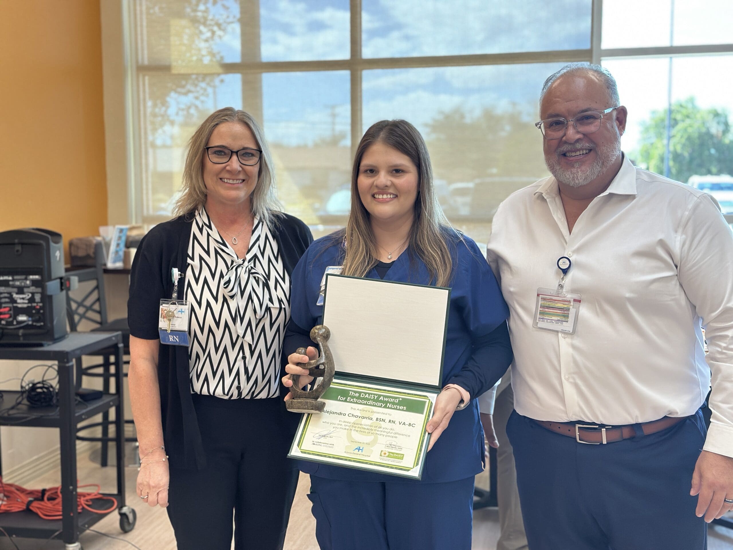 Celebrating Extraordinary Care: Alejandra Chavarria Named First Daisy Award Honoree