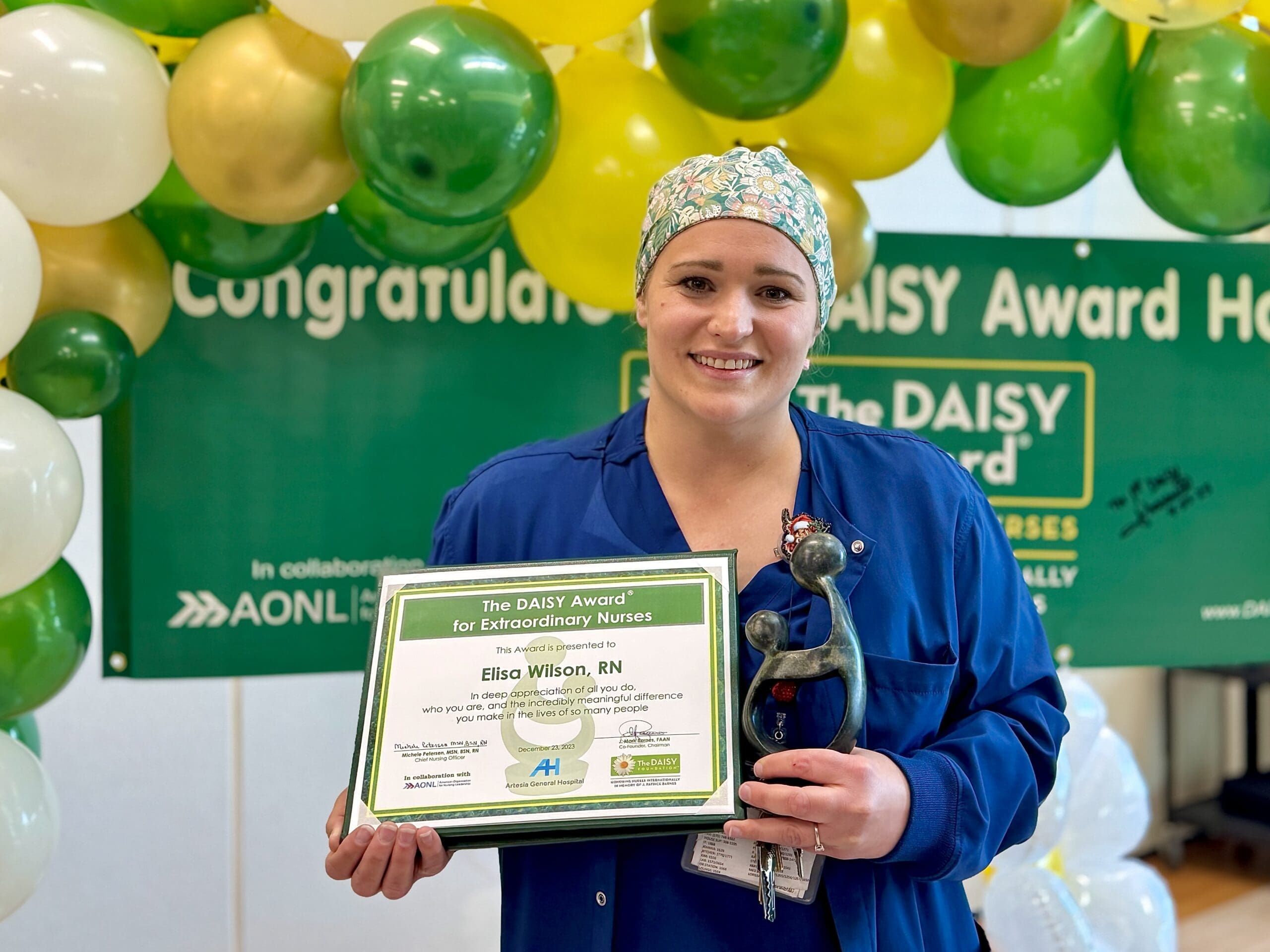 Elisa Wilson Honored with DAISY Award