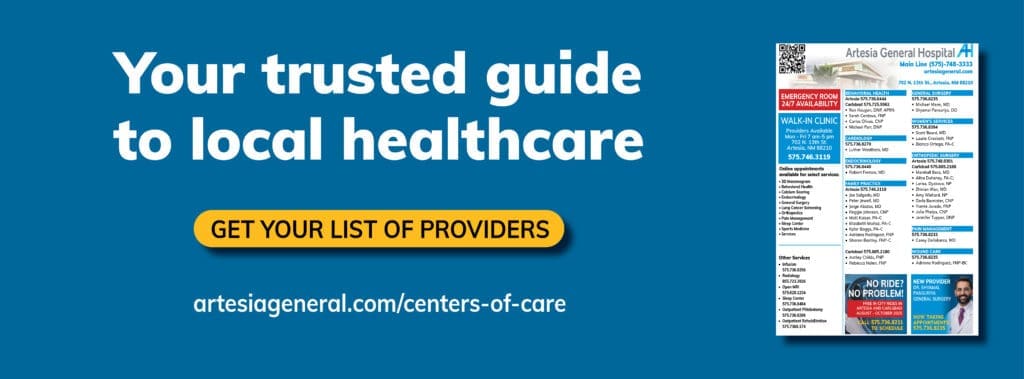 Local Healthcare providers Artesia General Hospital